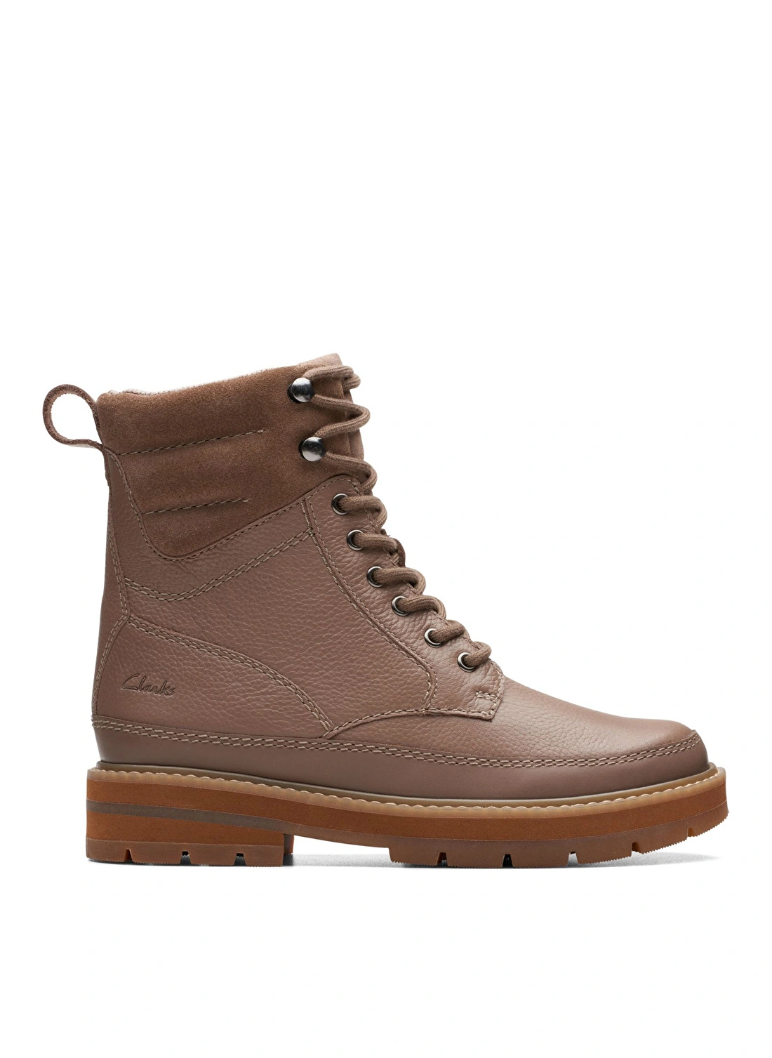 Clarks Deri Bej Kız &Ccedil;ocuk Bot